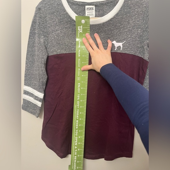 PINK Victoria’s Secret 3/4 Sleeve Top with Tag Size XS - Picture 7 of 7